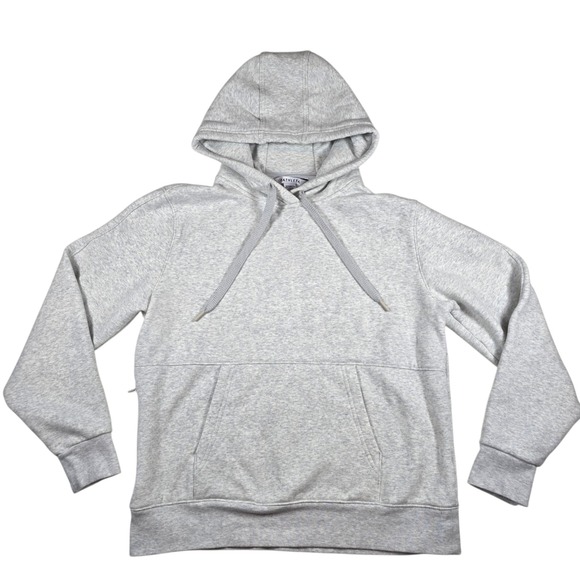 Athleta Tops - Athleta 24/7 Hoodie Heather Gray Cotton Blend Pullover Sweatshirt- Womens Sz S